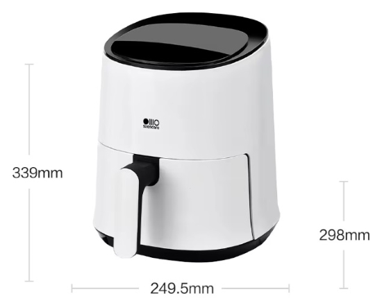 Xiaomi OIIIO Silencare Air Fryer k505k505w-3 Xiaomi OIIIO Silencare Air Fryer k505k505w-3