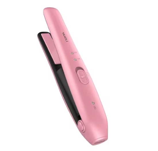 XIAOMI YUELI HS-525 Rechargeable Mini Hair Straightener Pink-1 XIAOMI YUELI HS-525 Rechargeable Mini Hair Straightener Pink-1