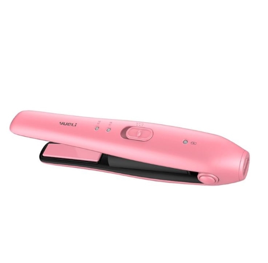 XIAOMI YUELI HS-525 Rechargeable Mini Hair Straightener Pink-2 XIAOMI YUELI HS-525 Rechargeable Mini Hair Straightener Pink-2